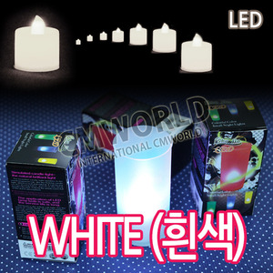 LED white 컵 티라이트 (건전지 포함)